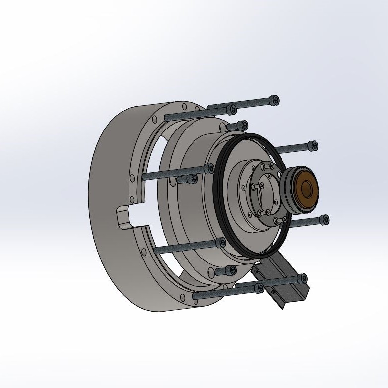 Explosionsdarstellung einer CAD-Konstruktion
